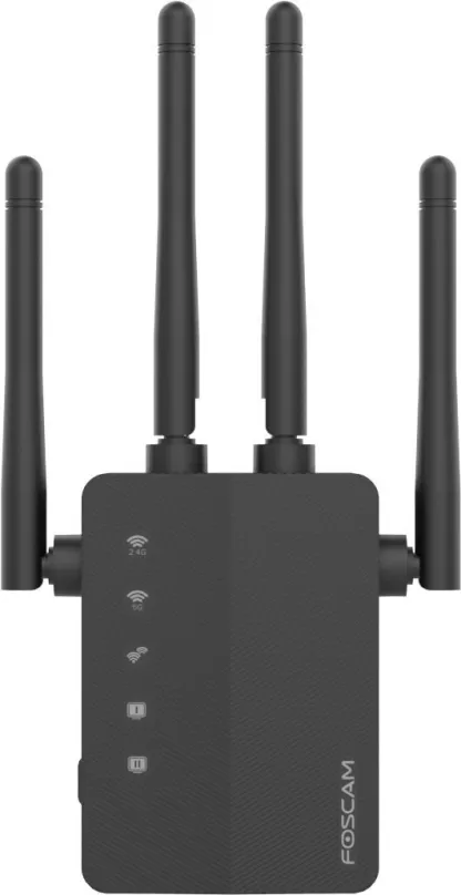 WiFi extender FOSCAM WE1 Dual Band, 802.11a/b/g/n/ac, až 1200 Mb/s, dual-band, 4 x interný