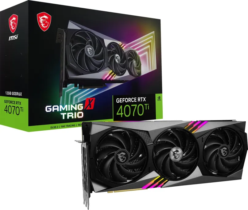 Grafická karta MSI GeForce RTX 4070 GAMING X TRIO 12G