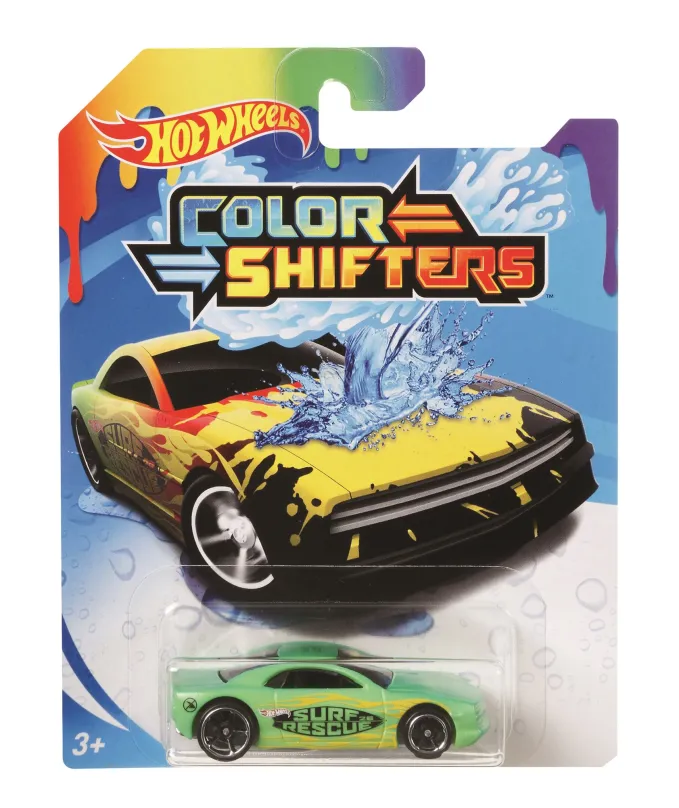 Auto Hot Wheels Angličák Color Shifters, vhodné pre deti od 3 rokov, dĺžka autíčka je 6 cm