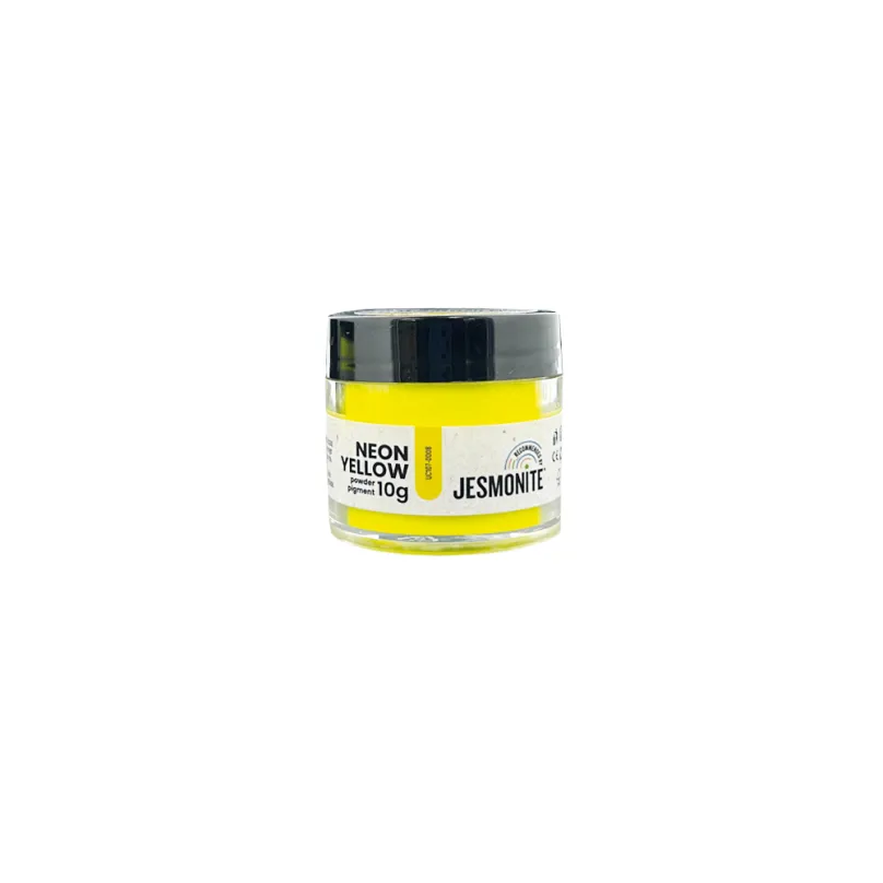 Jesmonite neónový práškový pigment 10 g - žltá