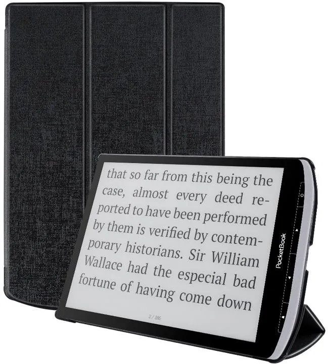 Púzdro na čítačku kníh B-SAFE Stand 1324, púzdro pre PocketBook InkPad X, čierne
