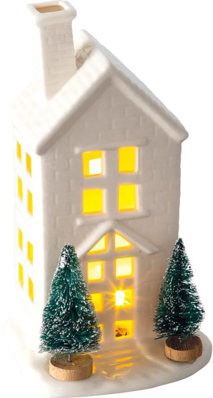 Vianočné dekorácie RETLUX RXL 393 Porcelán domček LED 19,2cm