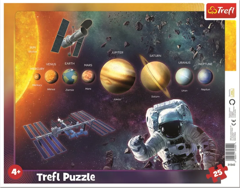 TREFL Puzzle Slnečná sústava 25 dielikov