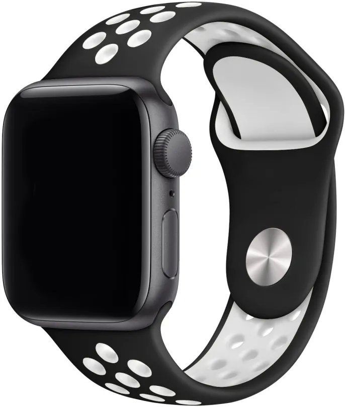 Remienok Eternico Sporty pre Apple Watch 42mm / 44mm / 45mm / Ultra 49mm Pure White and Black