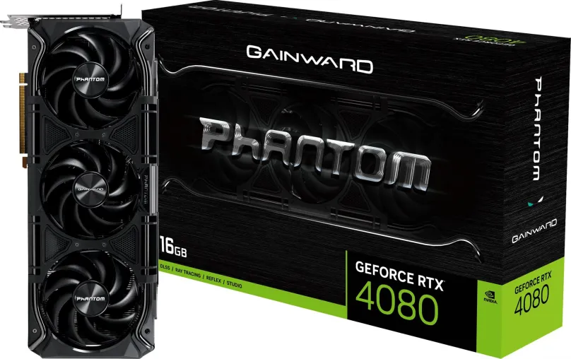 Grafická karta GAINWARD GeForce RTX 4080 Phantom 16GB, 16 GB GDDR6X (22400 MHz), NVIDIA G