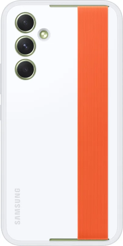 Kryt na mobil Samsung Zadný kryt s pútkom Galaxy A54 5G biele