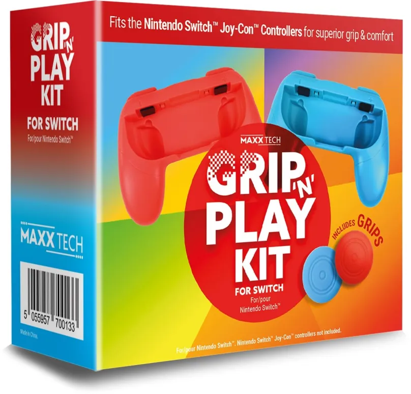 Príslušenstvo k ovládaču Grip 'n' Play Controller Kit - sada príslušenstva pre Nintendo Switch