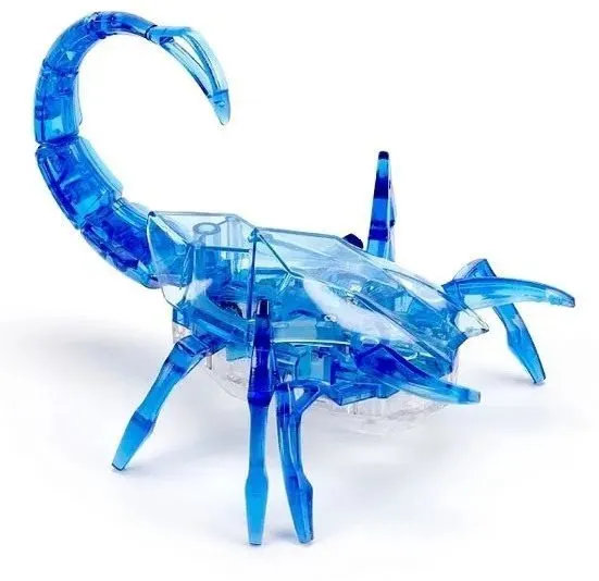 Mikrorobot Hexbug Scorpion modrý, vhodný pre dievčatá aj chlapcov, batérie 3× AG13 sú súča