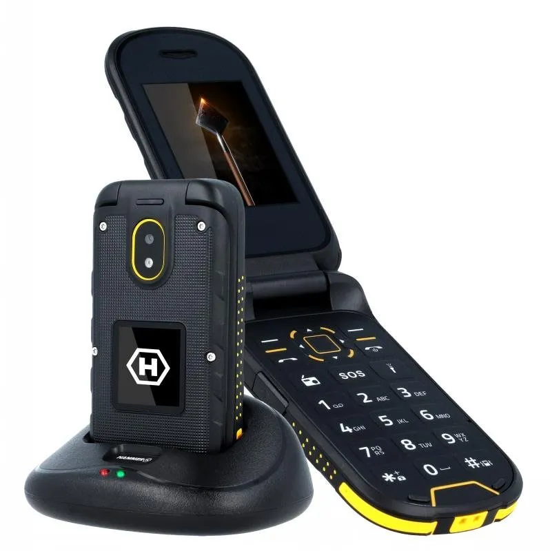 Mobilný telefón myPhone Hammer Bow oranžovo-čierna