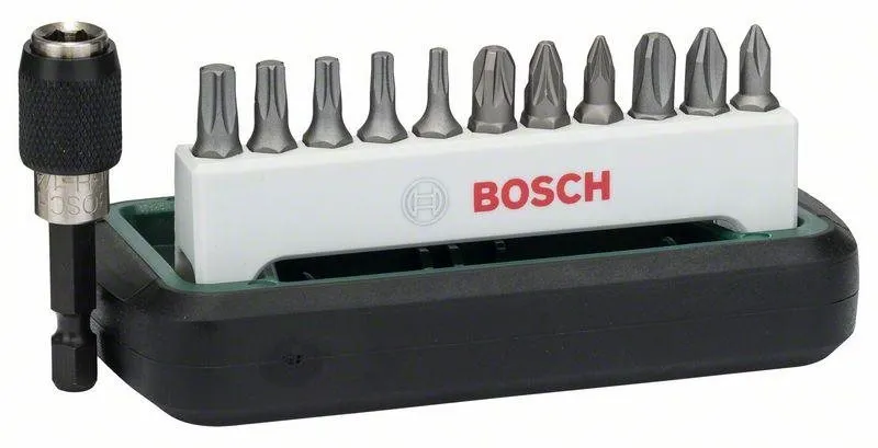Súprava bitov Bosch 12-dielna súprava štandardných skrutkovacích bitov, zmiešaná 2.608.255.993