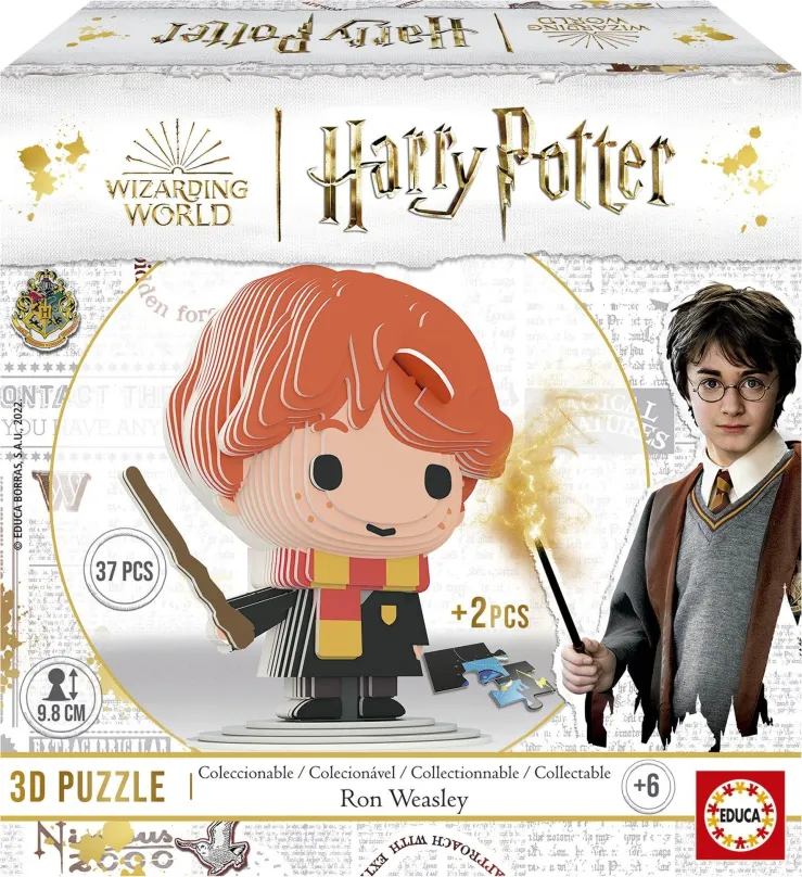3D puzzle EDUCA 3D puzzle Harry Potter: Ron Weasley 37 dielikov