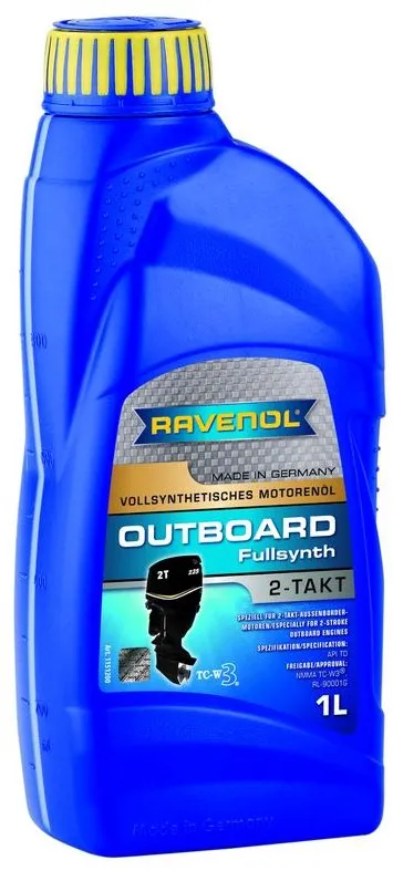 Motorový olej RAVENOL Outboardoel 2T Fullsynth .; 1 L