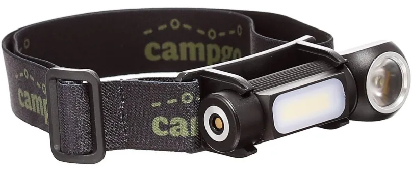 Čelovka Campgo T7, so svetelným výkonom 500 lm, dosvit 100 m, 2 x LED dióda, maximálny čas