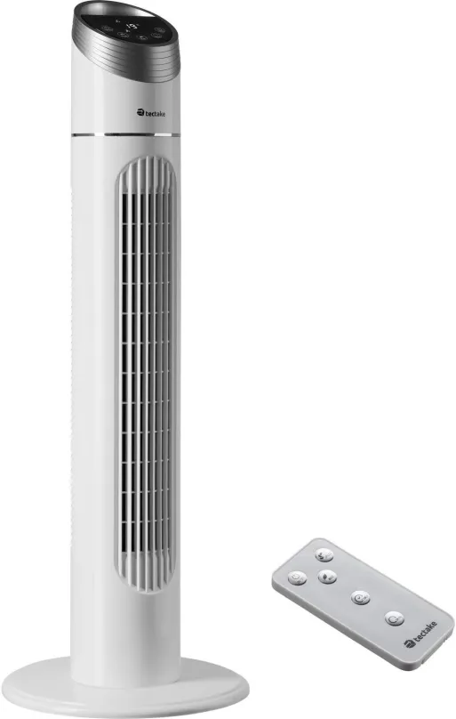 Ventilátor Stĺpový ventilátor 90 cm, biela