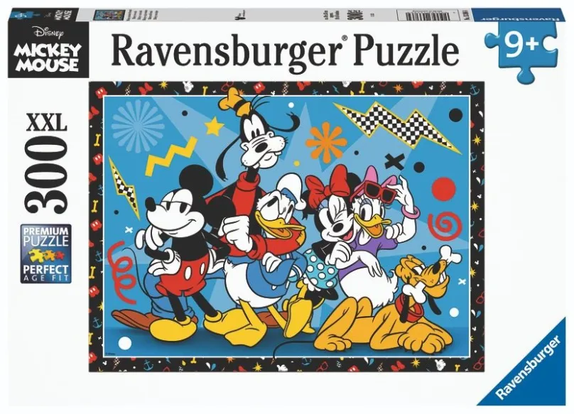 Puzzle Disney: Mickey Mouse a priatelia 300 dielikov