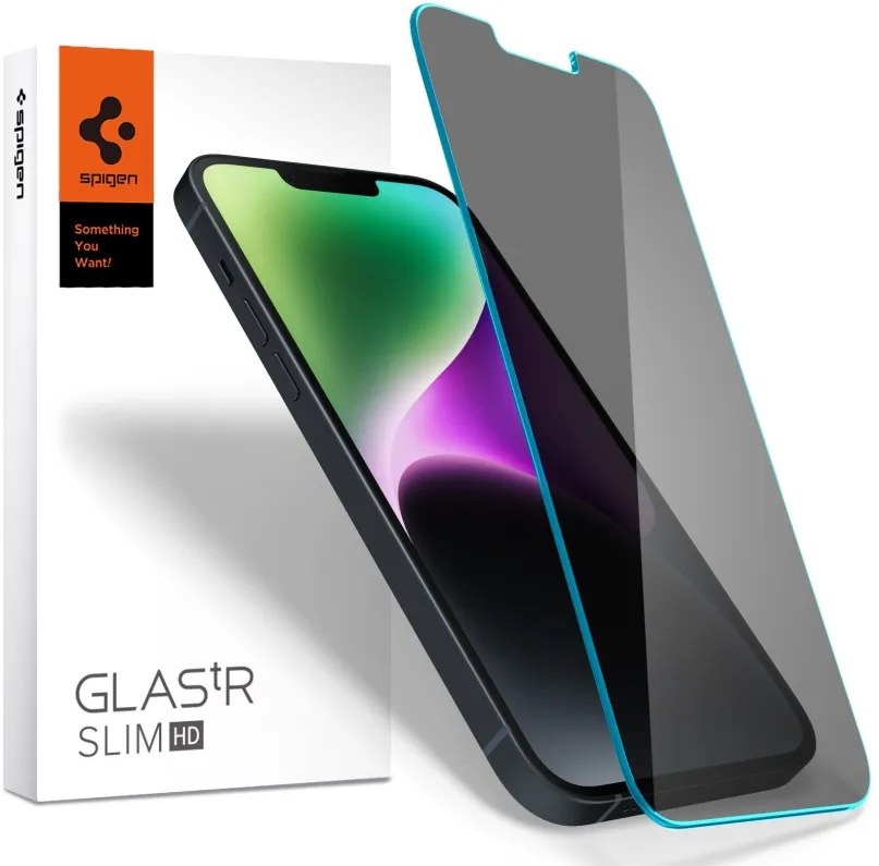 Ochranné sklo Spigen TR Slim HD Anti-Glare/Privacy 1 Pack iPhone 14/iPhone 13 Pro/iPhone 13
