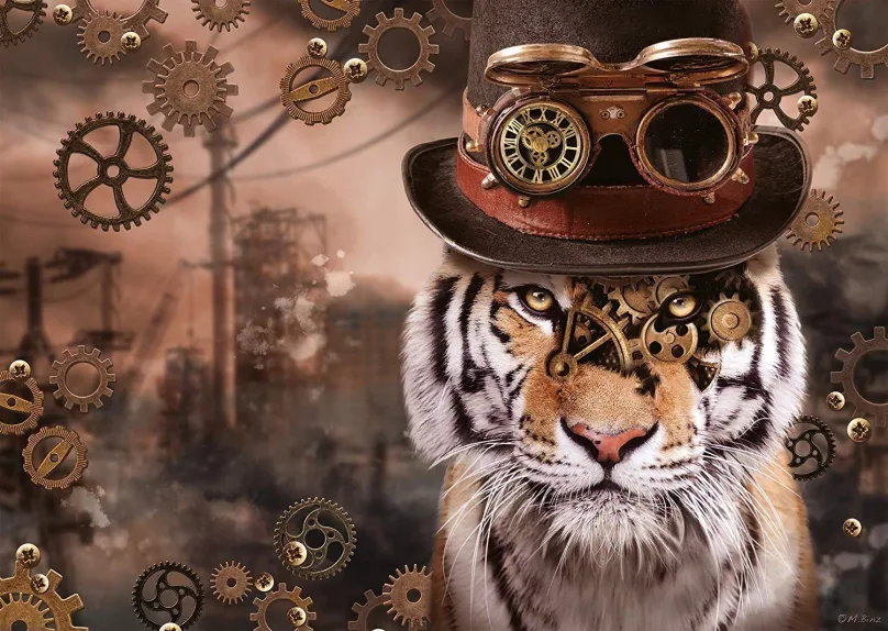 Puzzle Schmidt Puzzle Steampunk: Tiger 1000 dielikov