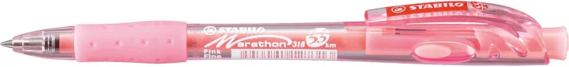 Guľôčkové pero STABILO Marathon 0.4mm ružové
