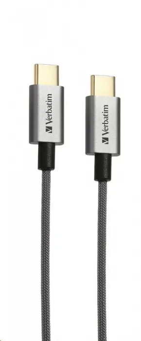 VERBATIM kábel USB-C / USB-C, 200cm SLATE (Grey)