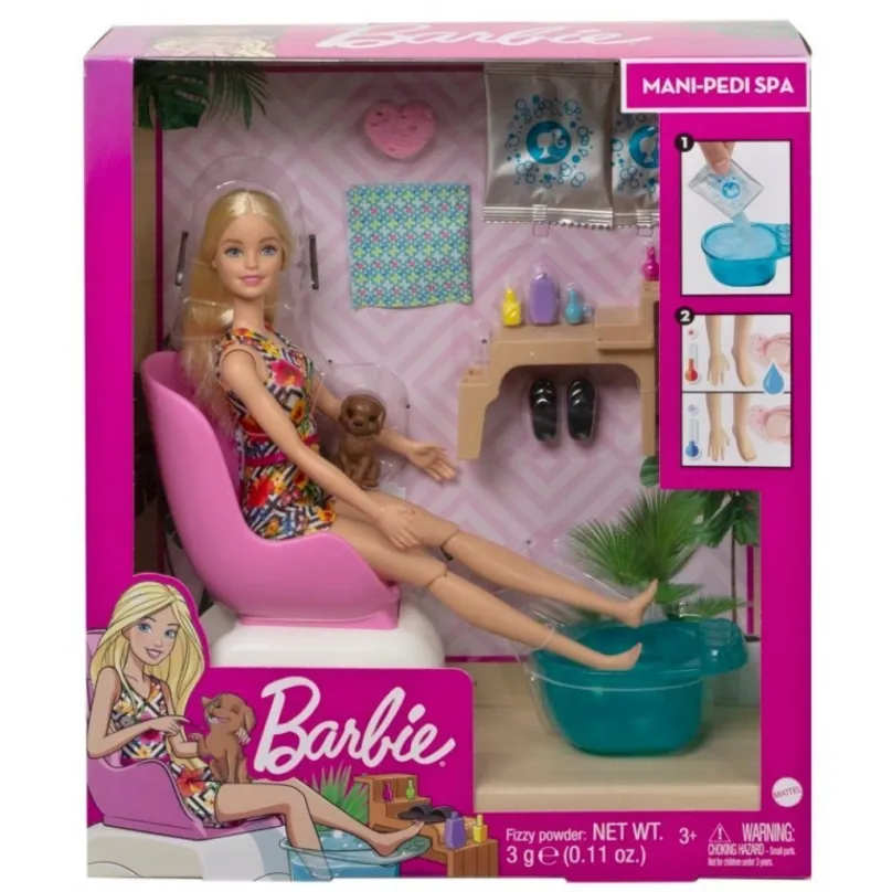 Barbie Manikúra/pedikúra herný set, Mattel GHN07