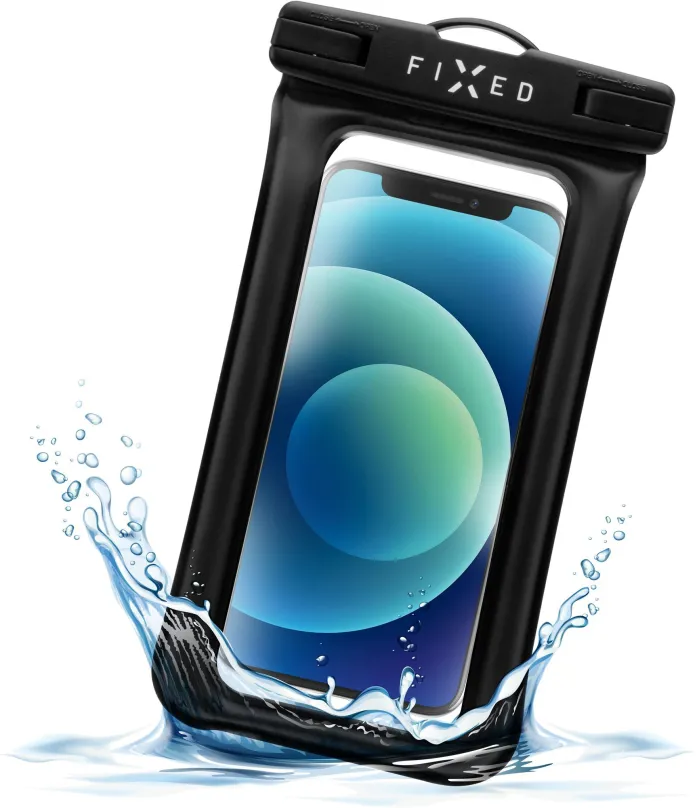 Puzdro na mobil FIXED Float Edge s uzamykacím systémom a certitikáciou IPX8 čierna