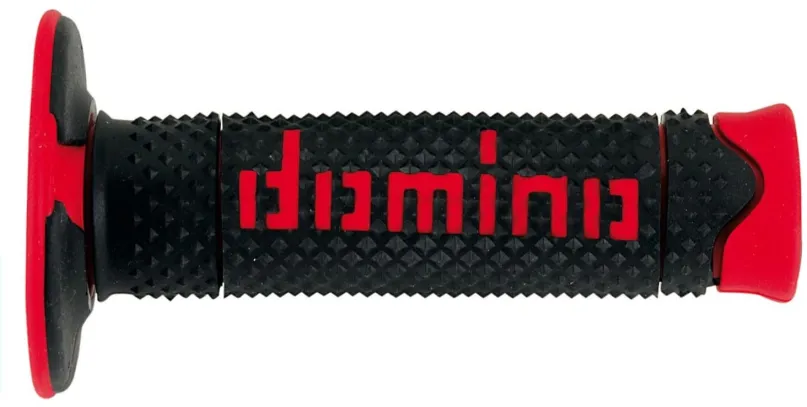 Gripy na motorku Domino gripy A260 offroad dĺžka 120 mm, čierno-červené