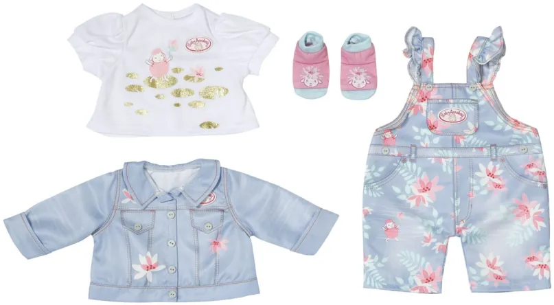 Oblečenie pre bábiky Baby Annabell Džínsové oblečenie Deluxe, 43 cm