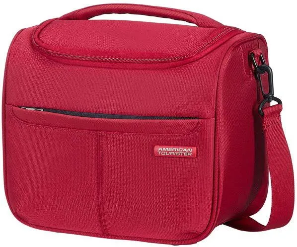 Kufrík American Tourister Color III Beauty Case red