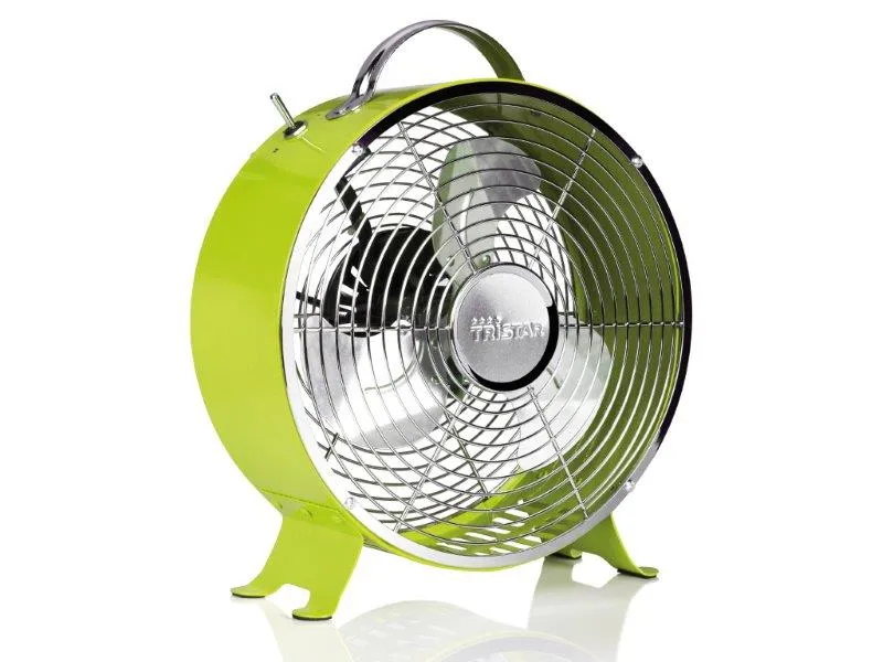 Tristar VE-5965 Kovový ventilátor v retro vzhľade, priemer 25 cm, 1.385 otáčok / min., Zelený
