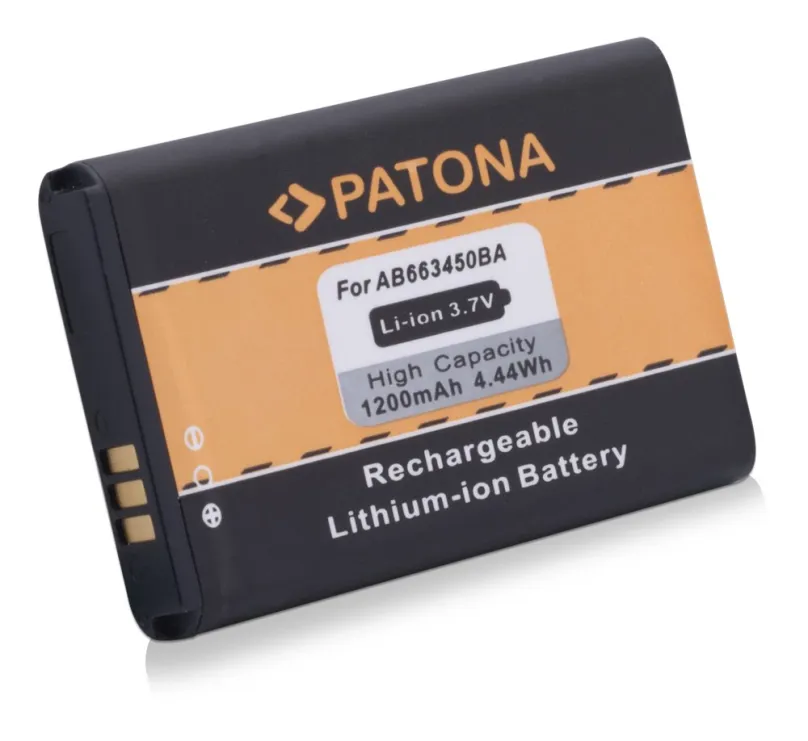 Paton batérie pre mobilný telefón Samsung AB663450BA 1200mAh 3,7V Li-Ion