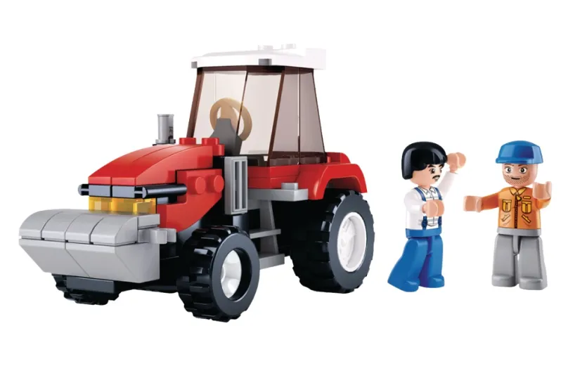Sluban stavebnice Traktor, 103 dielikov (kompatibilný s LEGO)