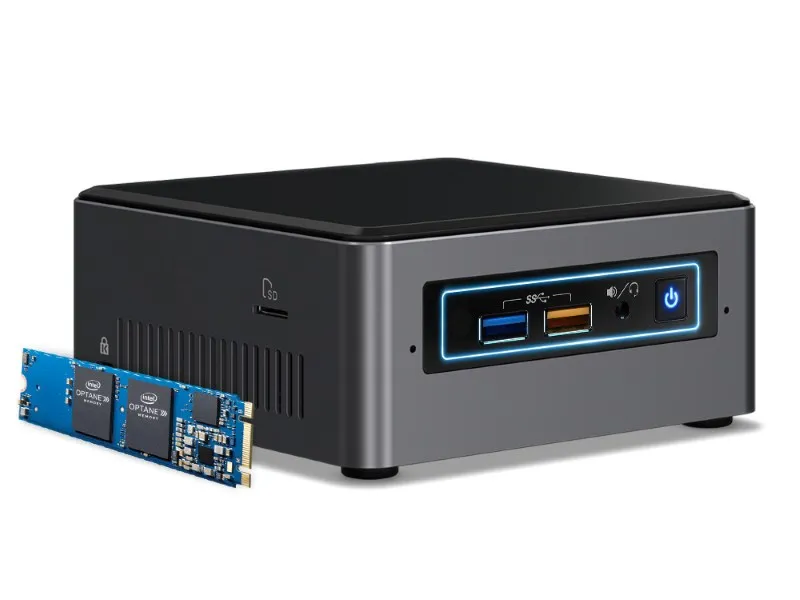 HAL3000 NUC Kit optání i3 / Intel Core i3-7100U / 4GB / 16GB optání + 1TB / WiFi / CR / bez OS