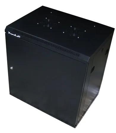XtendLan 6U/600x450, na stenu, jednodielny, plné dvere, úprava proti vykradnutiu