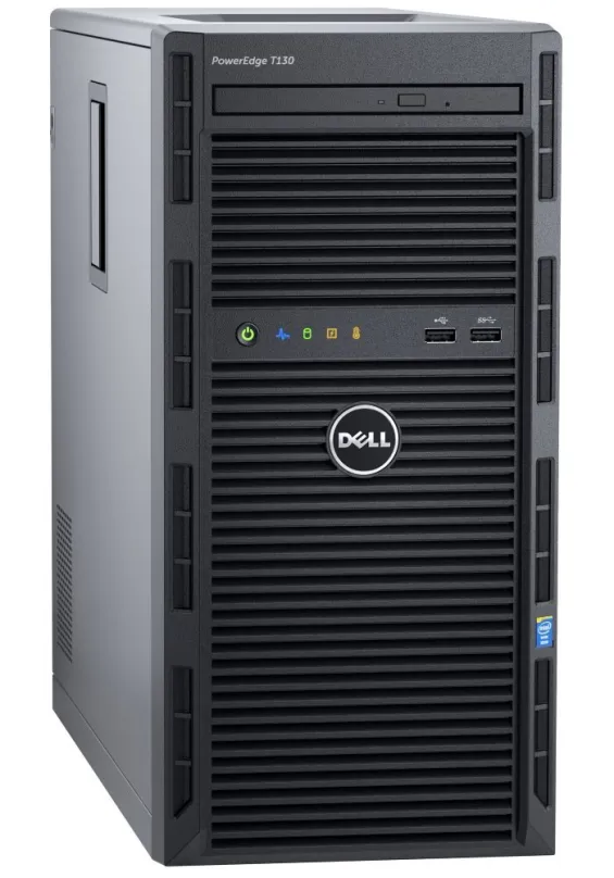 DELL PowerEdge T130 / Xeon E3-1270 v6 / 16GB / 2x 2TB NLSAS / DVDRW / H330 / 2x GLAN / iDRAC 8 Basic / 3YNBD on-site