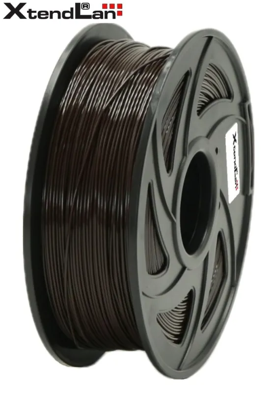 XtendLAN PLA filament 1,75mm čierny 1kg