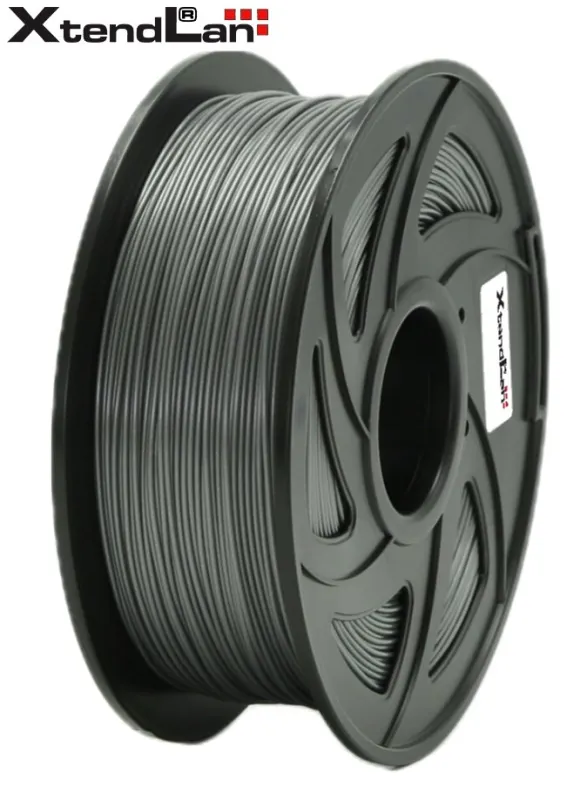 XtendLAN PLA filament 1,75mm sivý 1kg