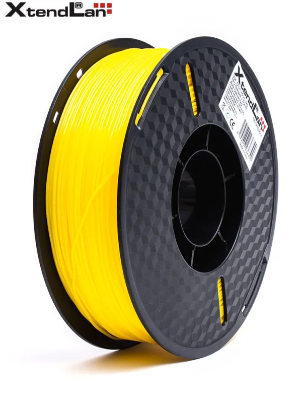 XtendLAN TPU filament 1,75mm žltý 1kg
