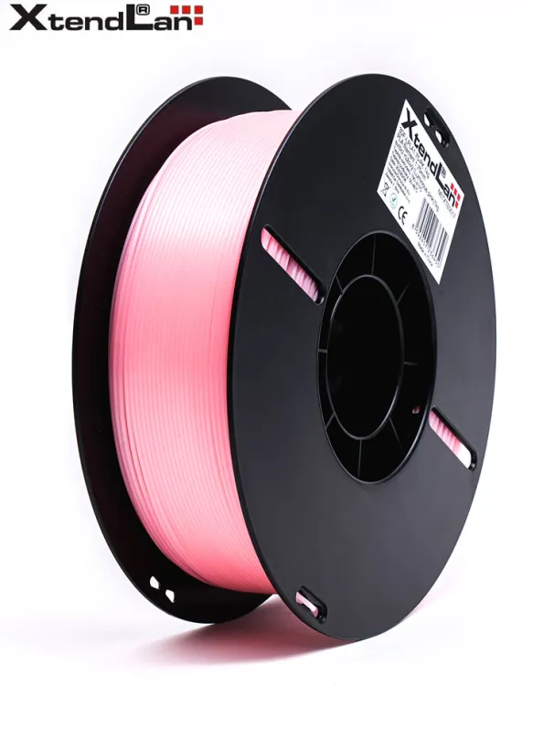 XtendLAN PLA filament 1,75mm svietiaci ružový 1kg