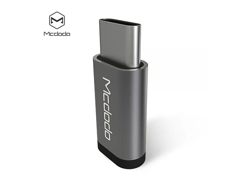 Mcdodo Micro USB To Type-C Aluminum Alloy (11x25x5 mm) Silver
