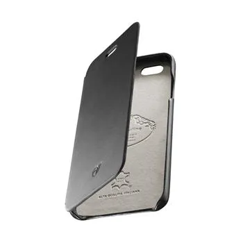 Luxusné puzdro typu kniha CellularLine SUITE pre Apple iPhone 6 / 6S, pravá koža, čierne