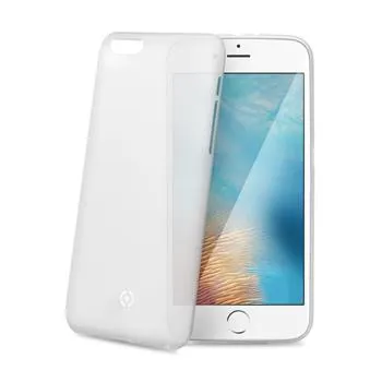 Ultra tenké TPU púzdro CELLY Frost pre Apple iPhone 7 Plus / 8 Plus, 0,29 mm, biele