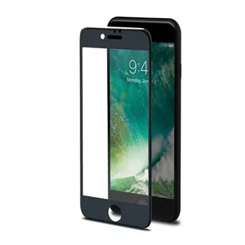 Ochranné tvrdené sklo CELLY 3D Glass pre Apple iPhone 7/8, čierne (sklo do hrán displeja, anti blue-ray)