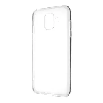 Ultratenké TPU gélové puzdro FIXED Skin pre Samsung Galaxy A6 (2018), 0,6 mm, číre