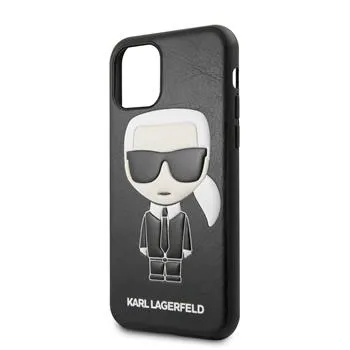 Zadní kryt na mobilní telefon Karl Lagerfeld Embossed pro apple iPhone 11 Pro Max, Black