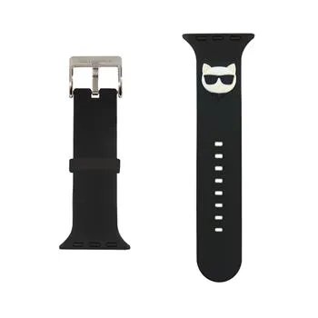 Karl Lagerfeld Choupette Head Remienok pre Apple Watch 38/40mm Black