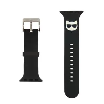 Karl Lagerfeld Choupette Head Remienok pre Apple Watch 42/44mm Black