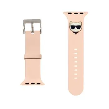 Karl Lagerfeld Choupette Head Remienok pre Apple Watch 38/40mm Pink