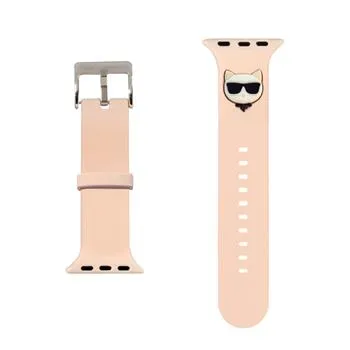 Karl Lagerfeld Choupette Head Remienok pre Apple Watch 42/44mm Pink