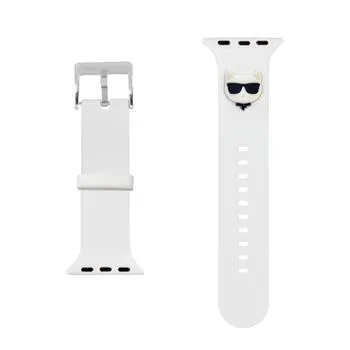 Karl Lagerfeld Choupette Head Remienok pre Apple Watch 42/44mm White