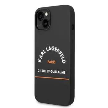 Karl Lagerfeld Rue St Guillaume Zadný Kryt pre iPhone 14 Plus Black